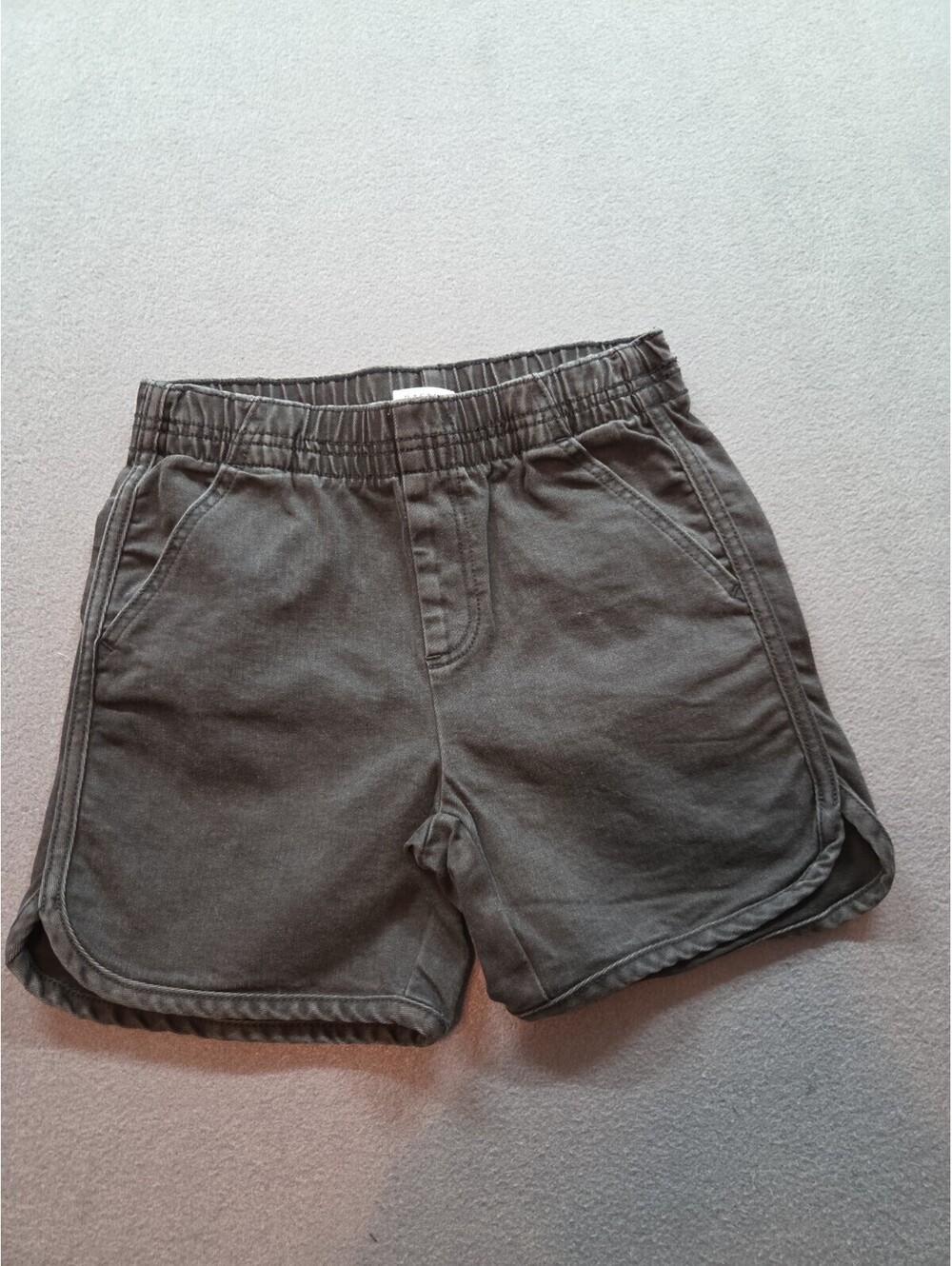 PacSun Girls Elastic Waist Black Denim Shorts Size 12 Casual Summer NWOT